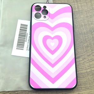 Pink Hearts iPhone 11Pro Max Phone Case